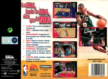 NBA Live 99 (Europe) (En,Fr,De,Es,It) box cover back